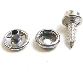 غطاء ومقبس، من الفولاذ المقاوم للصدأ مع مسمار لولبي كبير الحجم مقاس 5/8 بوصة #10 حدد الكمية التي تحتاجها (5 من كل قطعة) in Kuwait