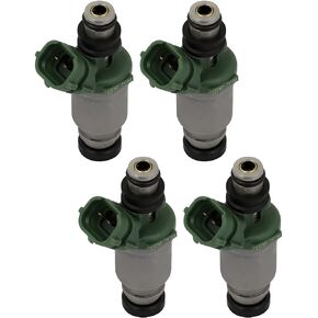 Fuel Injectors ECCPP 4 pcs 2 Holes Fuel Injector Kit 23250-74100 fit for 1992-2000 for Toyota Camry 2.2L, 1998-2000 for Toyota RAV4 2.0L, 1999-2000 for Toyota Solara 2.2L