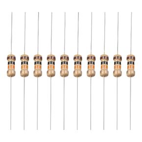 YOKIVE 500 PCS Carbon Film Resistors, 1/4W 10K Ohm 5% Tolerances Resistor, Good for DIY Electronic Projects (4 Color Band, 1.77x0.09-Inch)