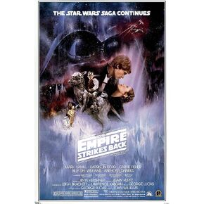 Trends International 24X36 Star Wars: The Empire Strikes Back - One Sheet 2 Wall Poster, 24" x 36", Unframed Version
