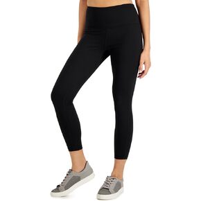 Women's Essentials Sweat Set 7/8 Length Leggings Black Size Small