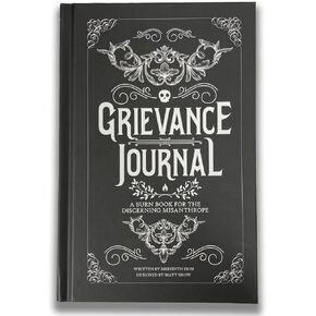 Boredwalk Grievance Journal - Aesthetic Mental Health Journal With Prompts - Funny Rage Journal for Shadow Work