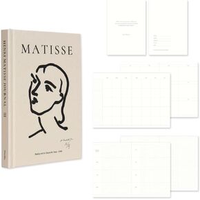 Monolike Hardcover Unmatched Friends Diary, 01. Yellow - Academic Planner Weekly & Monthly Planner
