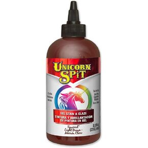 Unicorn SPiT 5771014 Gel Stain & Glaze,Squirrel, 8 Ounce Bottle, 8 Fl Oz (Pack of 1), Classic Assorted