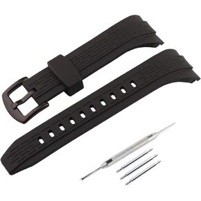 26mm men's rubber watch strap compatible with Seiko VELATURA series SRH006/SPC007 Women's Outdoor sports Silicone watch bands bracelet Buckle