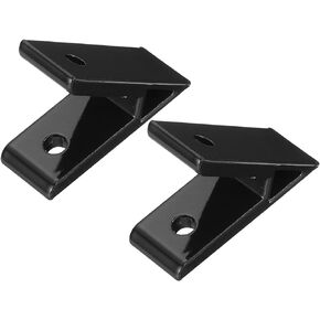 uxcell 4Pcs 45 Degree Angle Aluminum Profile Corner Brackets, Corner Brace Joint Connectors for 4040 Series (Black)