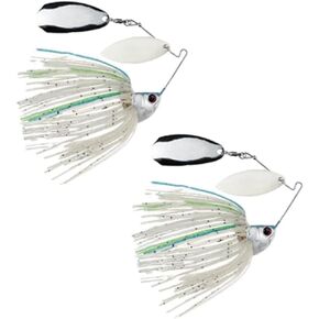 Speed Freak Compact Smallmouth Spinnerbait with Kilter Blade | 1/2 oz., Blue Back Herring, 2-Pack (PN: 52212-2PK)