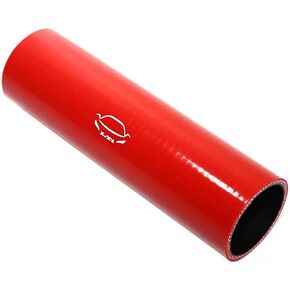 LTI Universal (203mm) 8" Length 4-Ply Reinforced High Performance Straight (51mm) 2" ID Coupler Silicone Hose (2" Red)