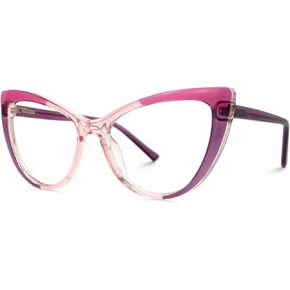 Zeelool Fashion Cat Eye Frame for Women with Non-prescription Clear Lens Chelsy ZJGT154975