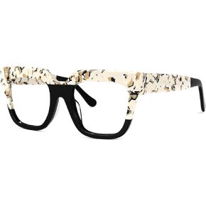 Zeelool Stylish Oversized Thick Square Blue Light Blocking Glasses for Women 100% UV400 Protection Carolann ZWA414262