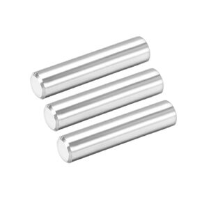 uxcell 10 x 100mm(Approx 25/64") Dowel Pin 304 Stainless Steel Wood Bunk Bed Dowel Pins Shelf Pegs Support Shelves 3Pcs
