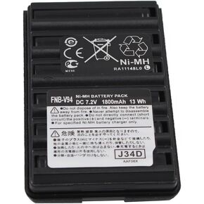 FNBV94 FNB-V94 FNB-V83 7.2V 1800mAh Ni-MH Battery Pack Replacement Battery Compatible for Two Way Radio Yaesu Vertex VX-410, VX-420, VX-420A, VX-160, FT-60R, FT-270 (FBA)