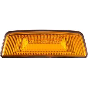 2 PCS LED Side Turn Signal Light Fits for Peterbilt 567 2014-up Front Fender Marker Indicator Light Amber Lens Bright Full LED Driver or Passenger Side