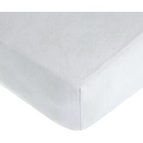 American Baby Company 100% قطن جيرسي طبيعي، ملاءة جيب عميقة للغاية مقاس 7.5 بوصة مصممة لمرتبة سرير أطفال صغيرة مقاس 5 بوصات، باللون الأبيض، للأولاد والبنات، عدد 1 (عبوة من قطعة واحدة) in Kuwait