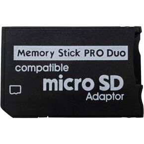 Sintech Micro SD to PSP Memory Stick PRO Duo MagicGate Adapter Card,Compatible with Sony Playstation Portable/Camera/Handycam