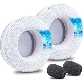 استبدال وسادات الأذن Virtuoso XT لسماعات Virtuoso RGB Wireless SE XT، جل التبريد، أكثر - رغوة ذاكرة أكثر نعومة، سمك إضافي، متانة إضافية من JESSVIT (وسادات أذن جل التبريد Virtuoso XT باللون الأسود) in Kuwait