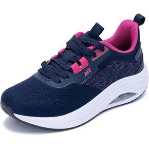 AUPERF Women's Platform Air Walking Shoes Orthotic Arch Support Non Slip Wedge Tennis Sneakers Pain Relief Casual Work Shoe US 5.5-US 11