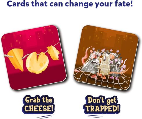 لعبة بطاقات Skillmatics - Ratty Ruckus، ممتعة لليلة الألعاب العائلية، مثالية لمحبي ألعاب الطاولة، هدايا للفتيات والأولاد والمراهقين والبالغين الذين تتراوح أعمارهم بين 6 و7 و8 و9 سنوات وما فوق، تيك تاك تو مع لمسة ملفوفة in Kuwait