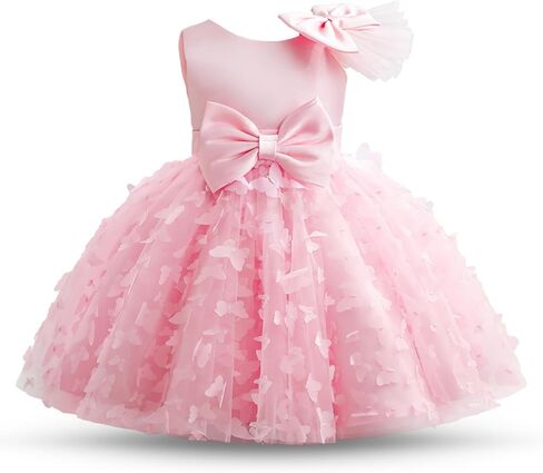 Nileafes Toddler Baby Girls Birthday Tulle Princess Dress Party Tutu Dresses in Saudi Arabia