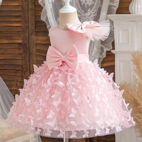Nileafes Toddler Baby Girls Birthday Tulle Princess Dress Party Tutu Dresses in Saudi Arabia
