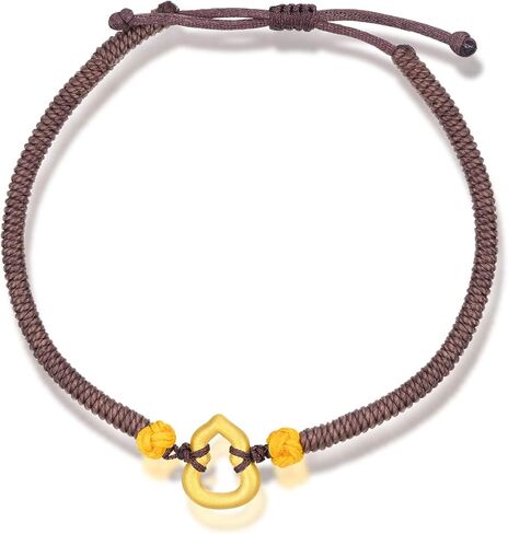 CHOW SANG SANG 999 24K الذهب الصلب ديلي بليس القرع (Wulu) سوار الميمون للنساء 92054B | 8.2 بوصة (21 سم) in Kuwait