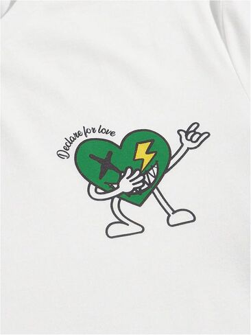 SOLY HUX Men's 2 Piece Outfits Cartoon Print Short Sleeve T Shirt and Drawstring Shorts Set in Saudi Arabia