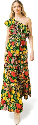 Halter Bohemian Floral Maxi Dress - Tropical Print Ethnic Print Keyhole Sundress in Saudi Arabia