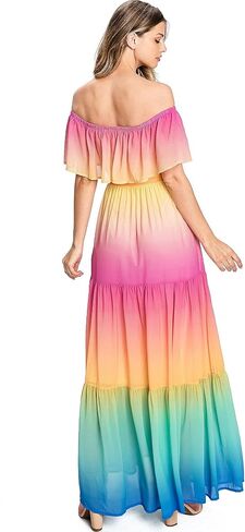 Halter Bohemian Floral Maxi Dress - Tropical Print Ethnic Print Keyhole Sundress in Saudi Arabia