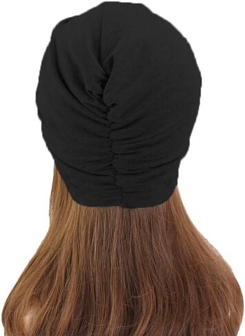 4 قطع غطاء رأس عمامة ممتدة أغطية رأس مطوية ملتوية بألوان متنوعة أغطية شعر قبعة هندية قبعات صغيرة للنساء والفتيات in Kuwait