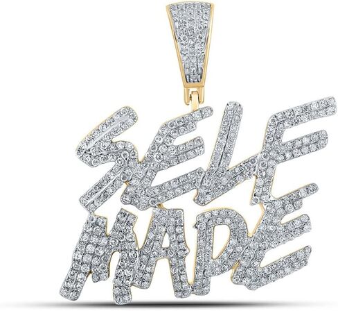 قلادة من المجوهرات من Lux مصنوعة من الذهب الأصفر عيار 10 قيراط للرجال عبارة عن عبارة مرصعة بالألماس in Kuwait