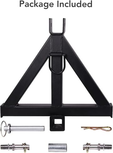 3 Point 2" Receiver Trailer Hitch Category 1 Tractor Tow Drawbar Adapter for BX Kubota, John Deere, LM25H WLM Tractor, NorTrac, Kioti, Yanmar, Cat in Saudi Arabia