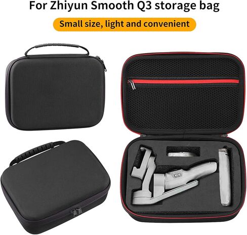 Fydun Portable Travel Case for Smooth Q3 Smartphone Stabilizer Storage Bag Hardshell Case Gimbal Stabilizer and Accessories Carrying Case Protector for Stabilizer in Saudi Arabia