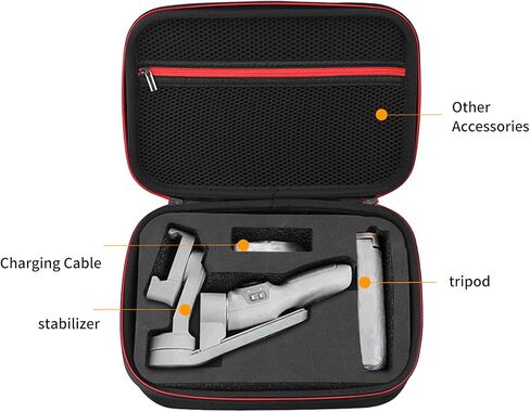 Fydun Portable Travel Case for Smooth Q3 Smartphone Stabilizer Storage Bag Hardshell Case Gimbal Stabilizer and Accessories Carrying Case Protector for Stabilizer in Saudi Arabia