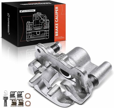 A-Premium Disc Brake Caliper Assembly with Bracket Compatible with Select Scion Models - tC 2005 2006 2007 2008 2009 2010, L4 2.4L - Rear Driver and Passenger Side, 2-PC Set in Saudi Arabia