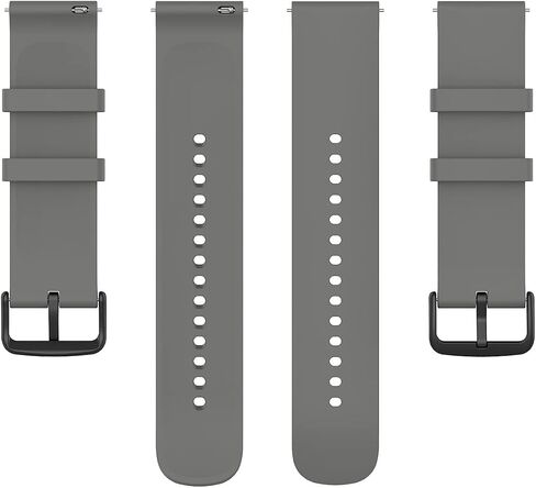 E ECSEM Bands Compatible for FITVII H56 Replacement Wristbands Accessory Colourful Silicone Bracelet 6Pack Quick Release Strap Arm Bands for FITVII H56 Smartwatch, Soft and Durable in Saudi Arabia