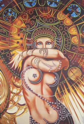 راقصة البطن مطرز التطريز DIY عدة إغراء التطريز عدة امرأة جميلة الخرز التطريز نمط الرقص فتاة حبة xstitch in Kuwait