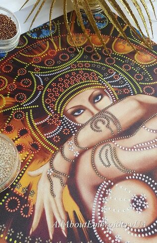 راقصة البطن مطرز التطريز DIY عدة إغراء التطريز عدة امرأة جميلة الخرز التطريز نمط الرقص فتاة حبة xstitch in Kuwait