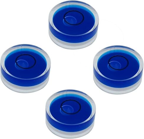 Circular Bubble Spirit Level BY GFNT for Tripod, Phonograph, Turntable Etc 6PCS (8x5.5mm green) in Saudi Arabia