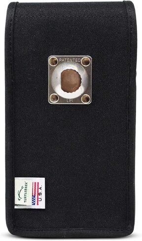حافظة Turtleback مصنوعة من أجل Note 20 Ultra تناسب مع OB Defender أو حافظات ضخمة، حقيبة عمودية من النايلون الأسود مع مشبك حزام معدني دوار عالي التحمل، صنع في الولايات المتحدة الأمريكية in Kuwait