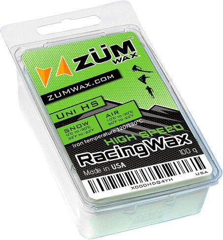 ZUMWax HIGH SPEED RACING GLIDE WAX التزلج/التزلج على الجليد/الشمال/عبر البلاد - جميع درجات الحرارة العالمية - 100 جرام. سريع جدا!!! صديقة للبيئة وغير سامة! متوافق تمامًا مع TSCA!!! in Kuwait
