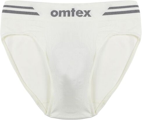 Men's Athletic V-Seamless Stretchable Brief Full Covered with Cup Pocket, Ideal for Workout and Sports Quick Dry Moisture Wicking Underwear White - X-Large in Saudi Arabia