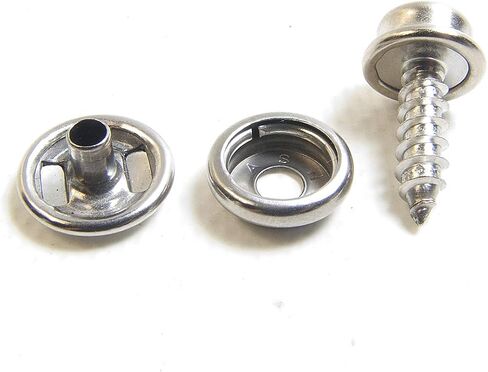 غطاء ومقبس، من الفولاذ المقاوم للصدأ مع مسمار لولبي كبير الحجم مقاس 5/8 بوصة #10 حدد الكمية التي تحتاجها (5 من كل قطعة) in Kuwait