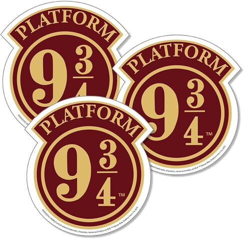 Paper House Productions Harry Potter Hogwarts Platform 9 3/4 Die-Cut 3.6" Vinyl Sticker in Saudi Arabia