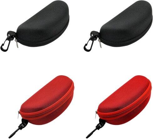 4 Pack Swim Goggle Cases, Protective Hardcover Carrying Bags with Clip for Swimming Goggles Eyeglasses Sunglasses in Kuwait