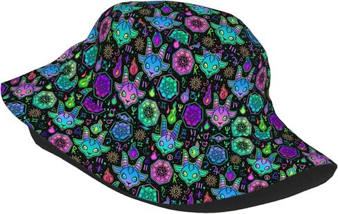 Vintage Lemon Cool Bucket Hat Beach Sun Hat Beach Fishing Hat for Men Women in Saudi Arabia