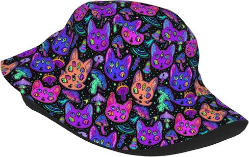 Vintage Lemon Cool Bucket Hat Beach Sun Hat Beach Fishing Hat for Men Women in Saudi Arabia