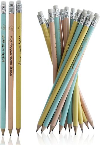 Posh Pencil- 30 Motivation Quote Pencils, Pre Sharpened Pencils #2 Bulk, Classroom Supplies, Teacher Gifts, Positive Pencils, Bulk Pencils for Students, Cool School Supplies in Saudi Arabia