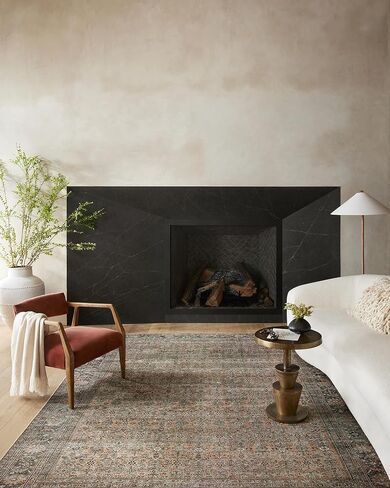 Loloi II Adrian Collection ADR-03 Runner Rug 2'-6" x 7'-6" Terracotta/Multi Rectangular 0.19" Thick in Saudi Arabia