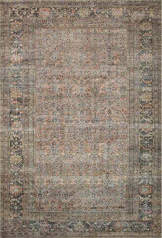 Loloi II Adrian Collection ADR-03 Runner Rug 2'-6" x 7'-6" Terracotta/Multi Rectangular 0.19" Thick in Saudi Arabia