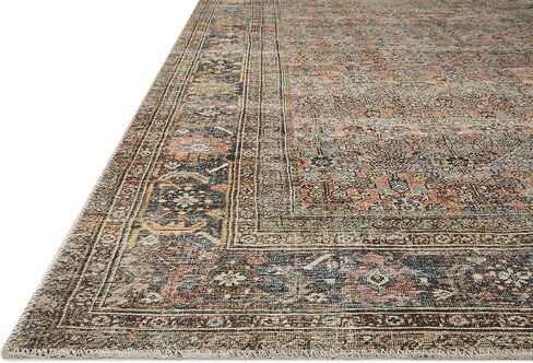 Loloi II Adrian Collection ADR-03 Runner Rug 2'-6" x 7'-6" Terracotta/Multi Rectangular 0.19" Thick in Saudi Arabia